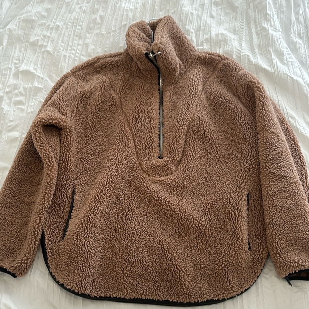 A&F Sherpa Jacket With Long Pocket-A&F- Size Small - image 7